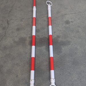 demarcation pole for traffic cones
